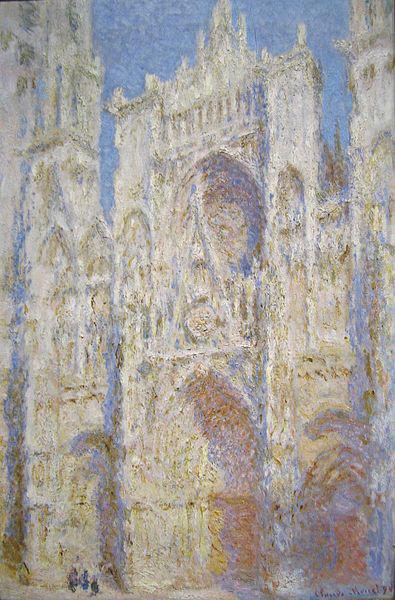 Claude Monet Rouen Cathedral, West Facade, Sunlight oil painting image